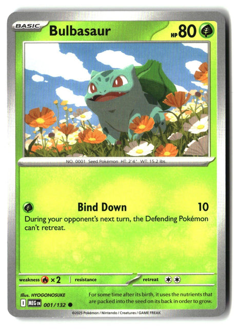 Bulbasaur - 001/132 - [MEG - ME01: Mega Evolution]