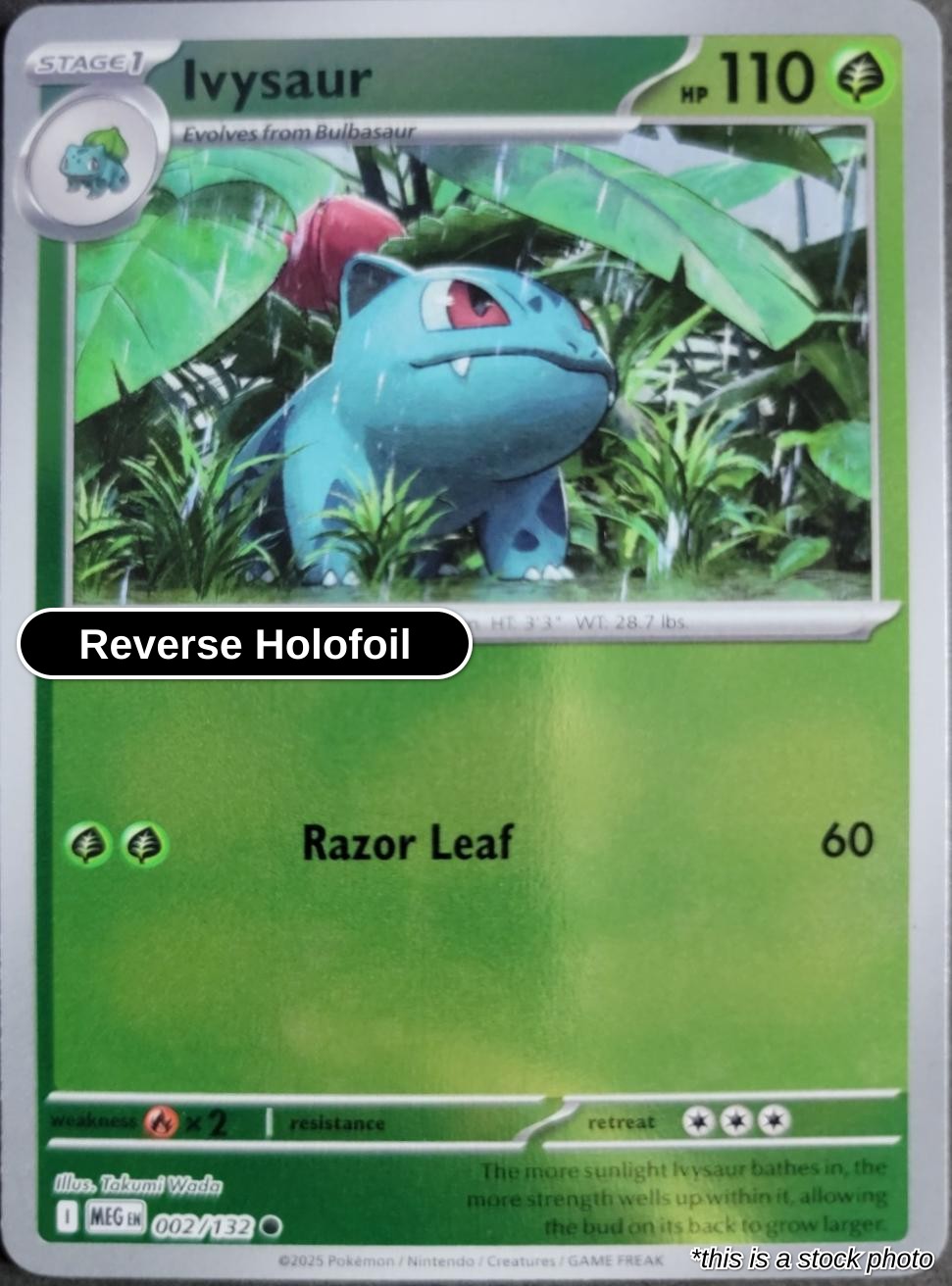 Ivysaur - 002/132 - [MEG - ME01: Mega Evolution] - Reverse Holofoil