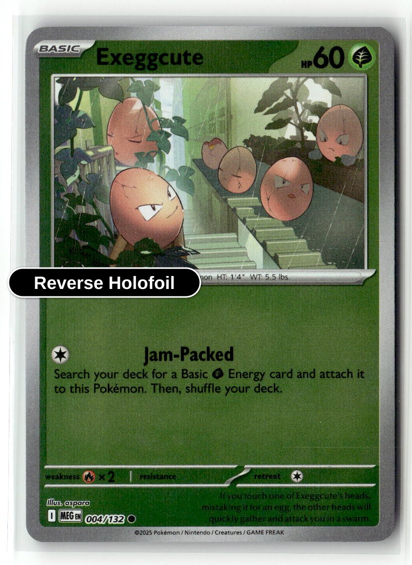 Exeggcute - 004/132 - [MEG - ME01: Mega Evolution] - Reverse Holofoil
