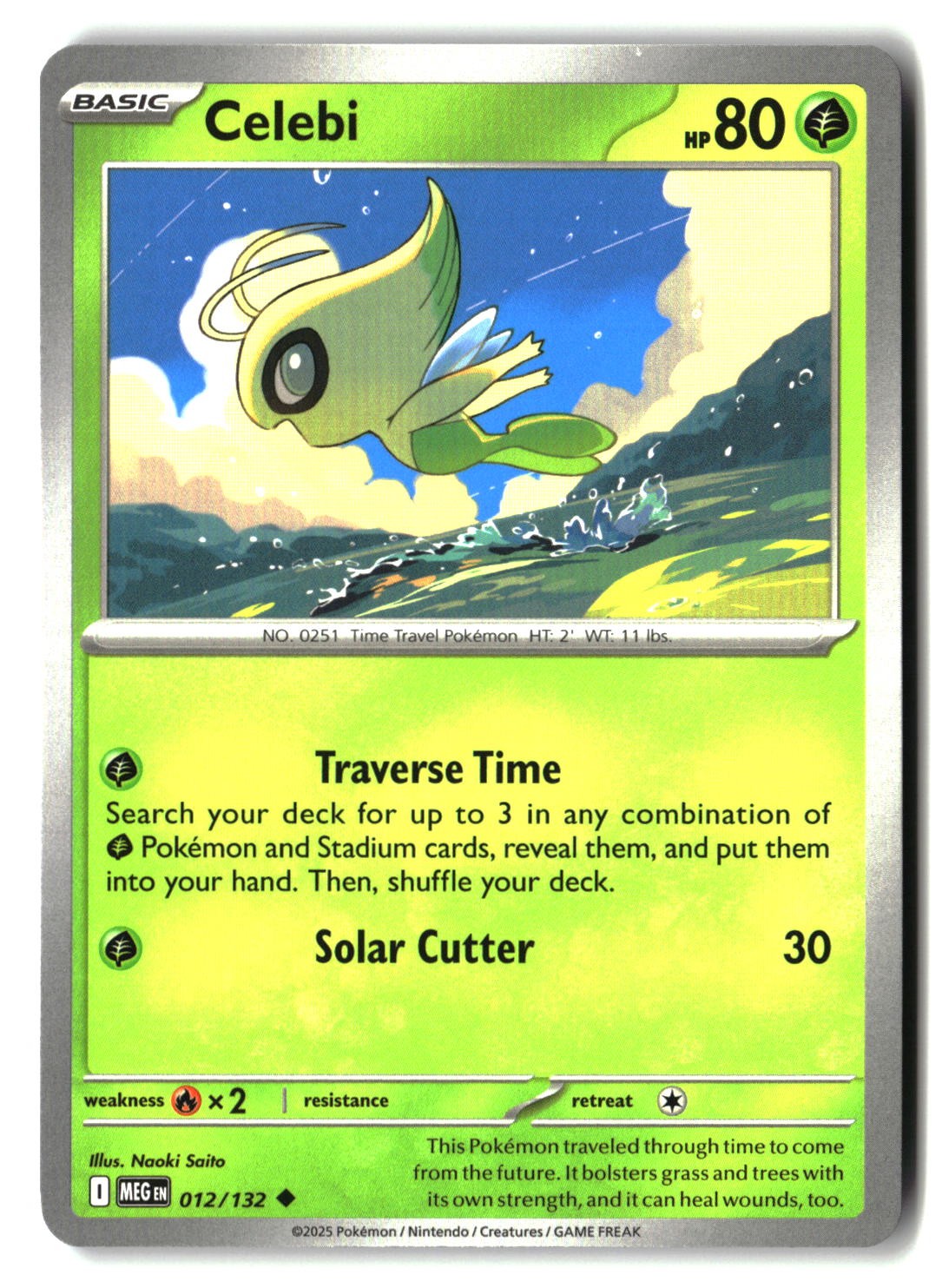 Celebi - 012/132 - [MEG - ME01: Mega Evolution]