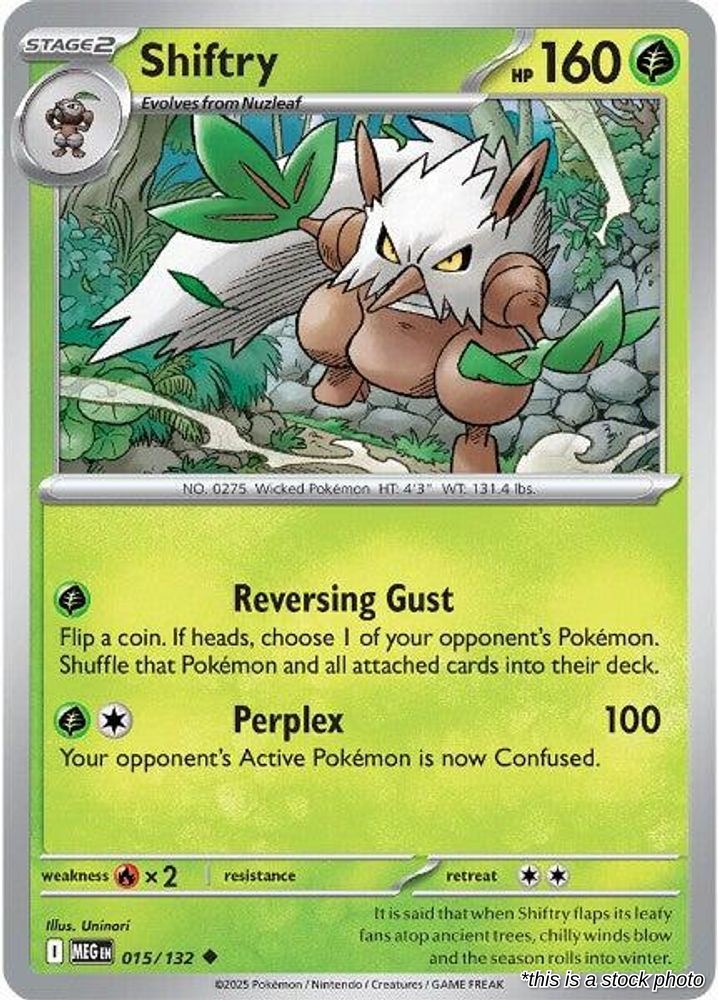 Shiftry - 015/132 - [MEG - ME01: Mega Evolution]