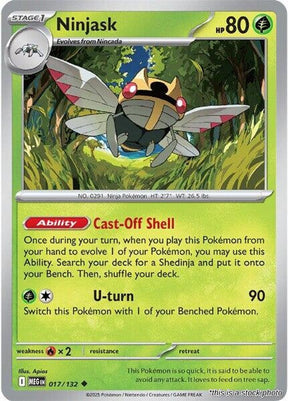 Ninjask - 017/132 - [MEG - ME01: Mega Evolution]