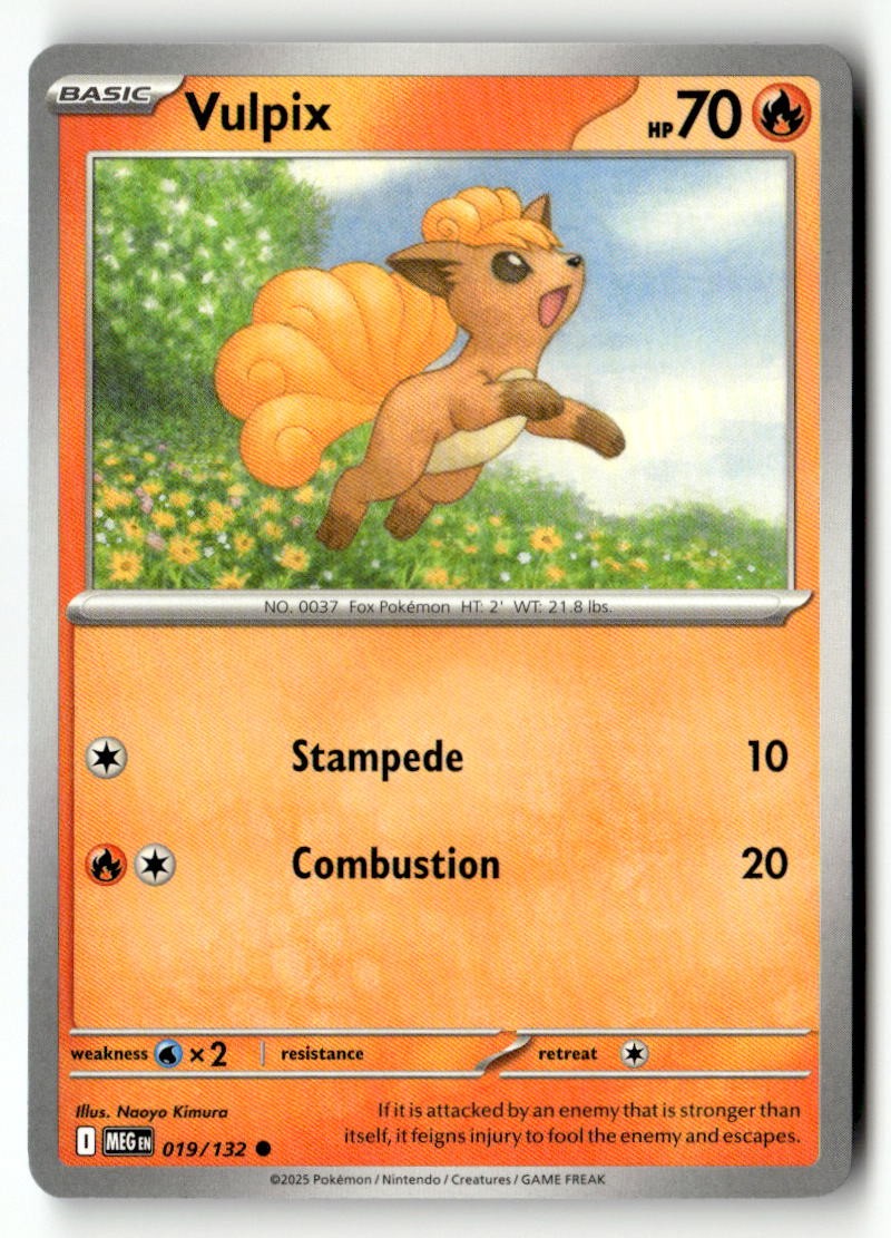 Vulpix - 019/132 - [MEG - ME01: Mega Evolution]