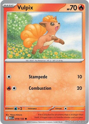 Vulpix - 019/132 - [MEG - ME01: Mega Evolution]