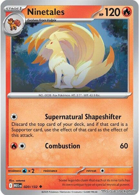 Ninetales - 020/132 - [MEG - ME01: Mega Evolution]