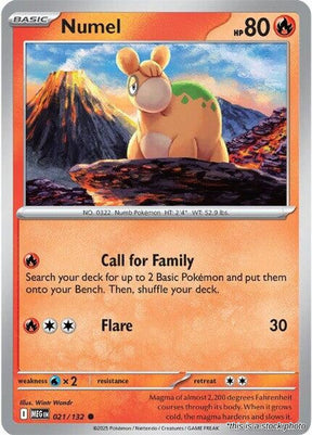 Numel - 021/132 - [MEG - ME01: Mega Evolution]