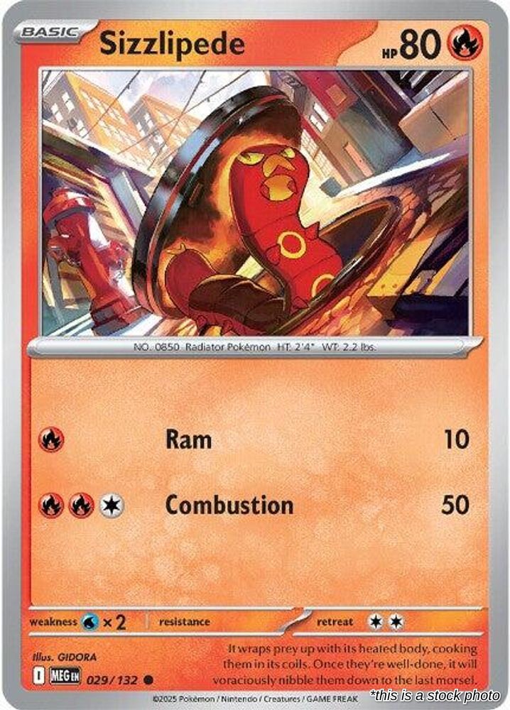 Sizzlipede - 029/132 - [MEG - ME01: Mega Evolution]