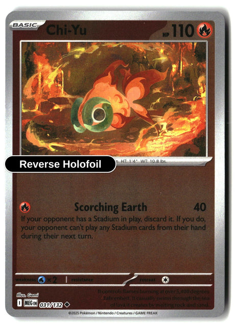 Chi-Yu - 031/132 - [MEG - ME01: Mega Evolution] - Reverse Holofoil