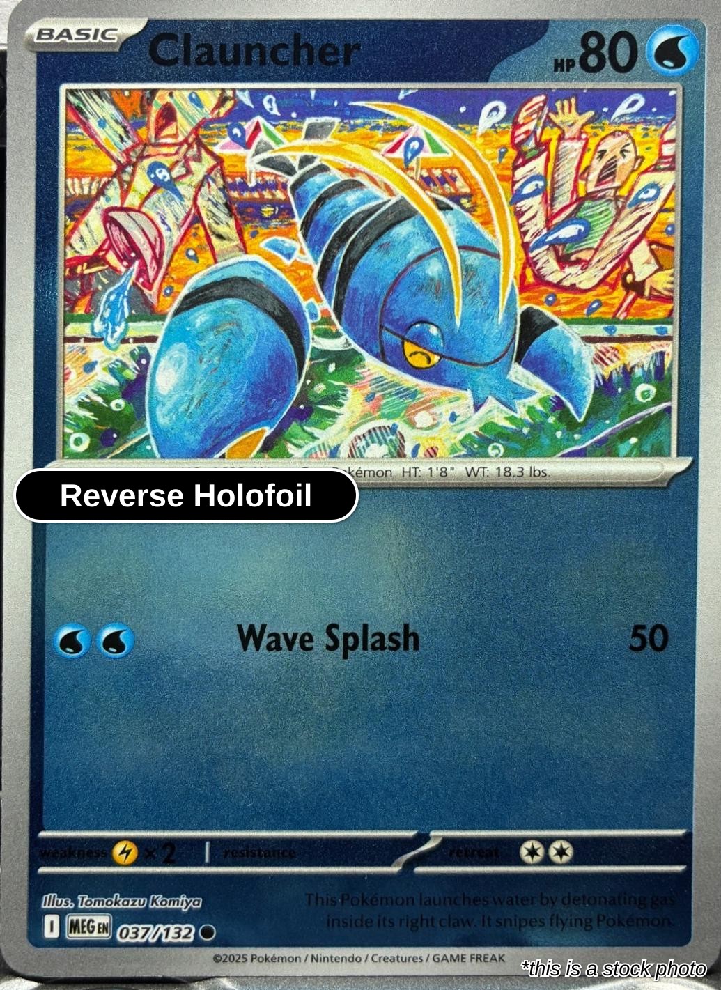 Clauncher - 037/132 - [MEG - ME01: Mega Evolution] - Reverse Holofoil