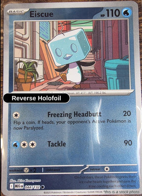 Eiscue - 044/132 - [MEG - ME01: Mega Evolution] - Reverse Holofoil