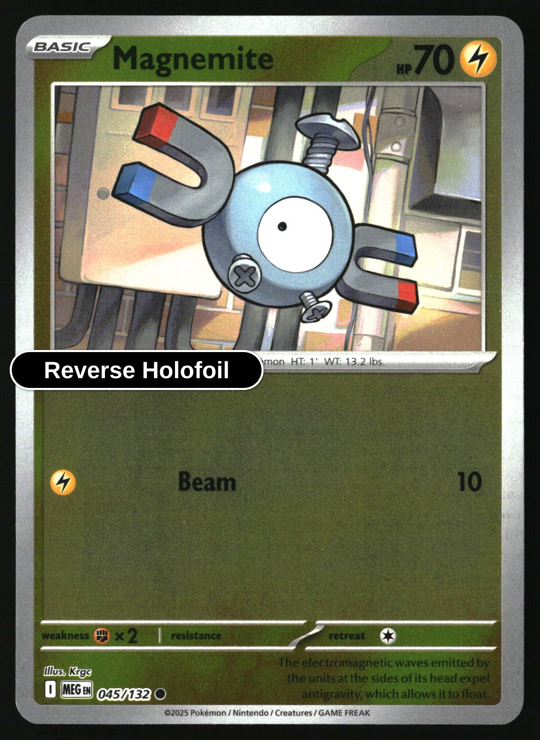 Magnemite - 045/132 - [MEG - ME01: Mega Evolution] - Reverse Holofoil