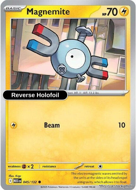 Magnemite - 045/132 - [MEG - ME01: Mega Evolution] - Reverse Holofoil