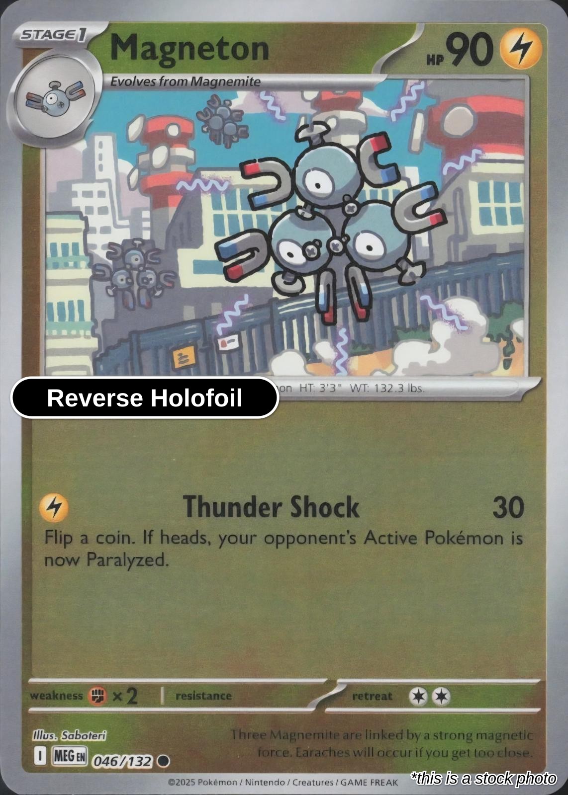 Magneton - 046/132 - [MEG - ME01: Mega Evolution] - Reverse Holofoil