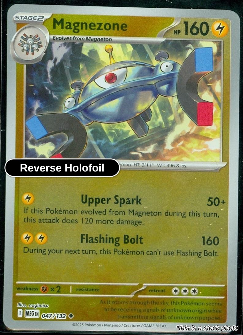 Magnezone - 047/132 - [MEG - ME01: Mega Evolution] - Reverse Holofoil