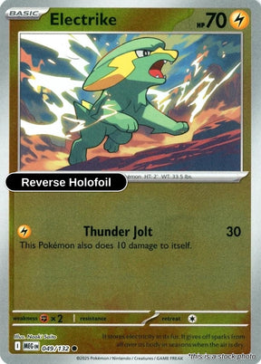 Electrike - 049/132 - [MEG - ME01: Mega Evolution] - Reverse Holofoil