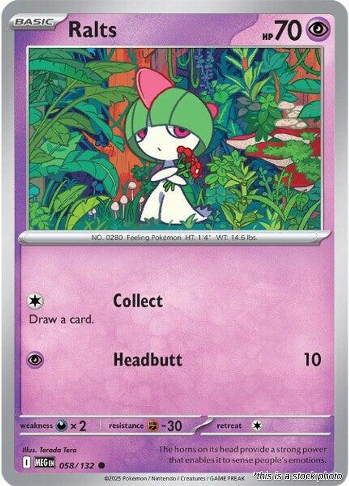 Ralts - 058/132 - [MEG - ME01: Mega Evolution]