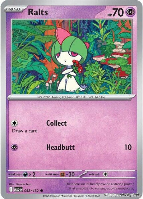 Ralts - 058/132 - [MEG - ME01: Mega Evolution]