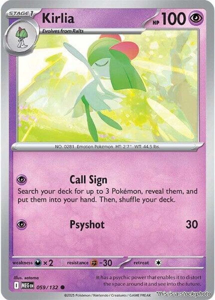 Kirlia - 059/132 - [MEG - ME01: Mega Evolution]