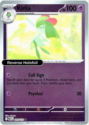Kirlia - 059/132 - [MEG - ME01: Mega Evolution] - Reverse Holofoil