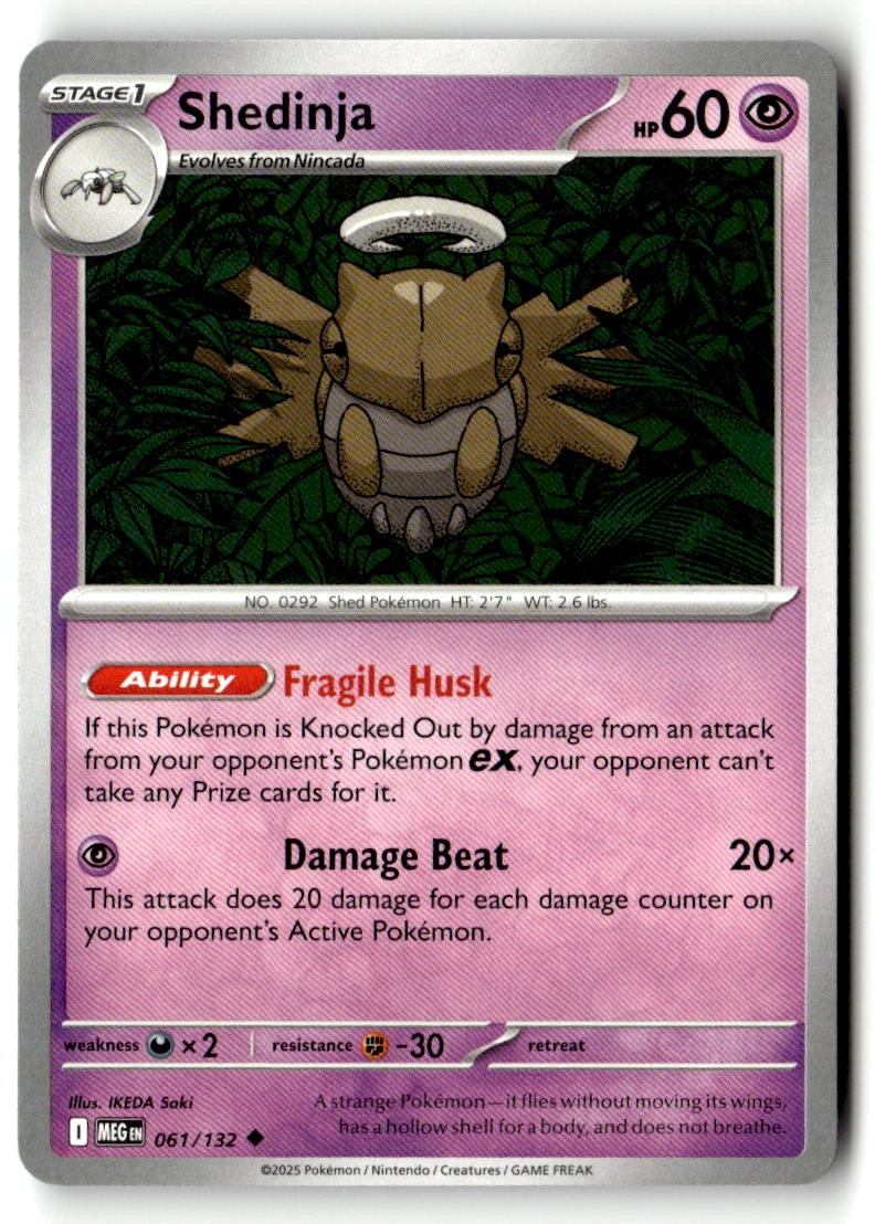 Shedinja - 061/132 - [MEG - ME01: Mega Evolution]