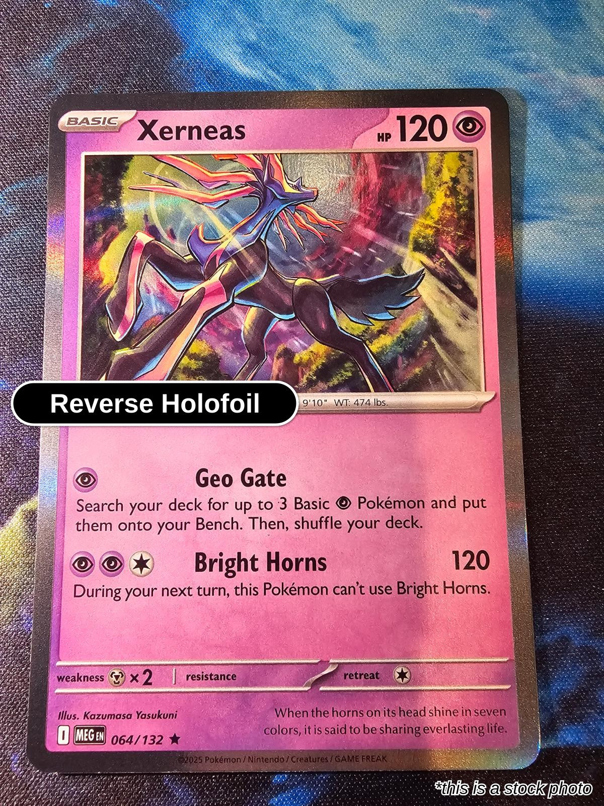 Xerneas - 064/132 - [MEG - ME01: Mega Evolution] - Reverse Holofoil