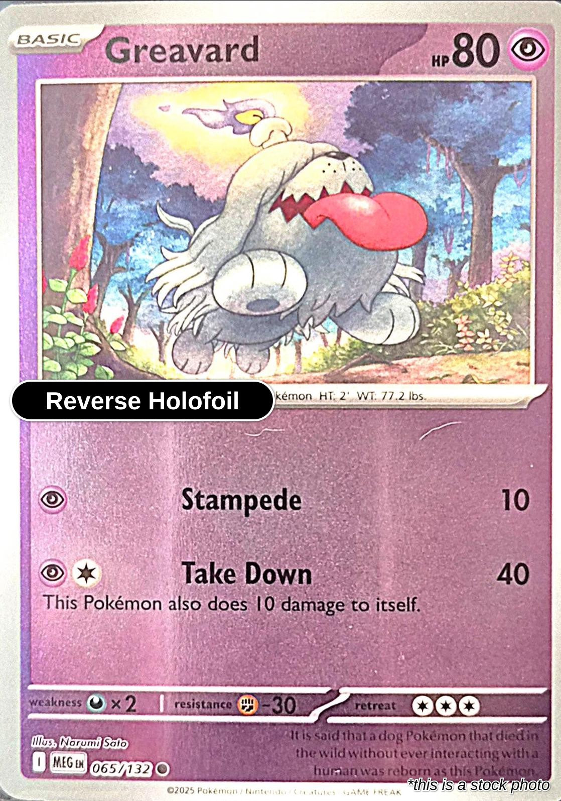 Greavard - 065/132 - [MEG - ME01: Mega Evolution] - Reverse Holofoil