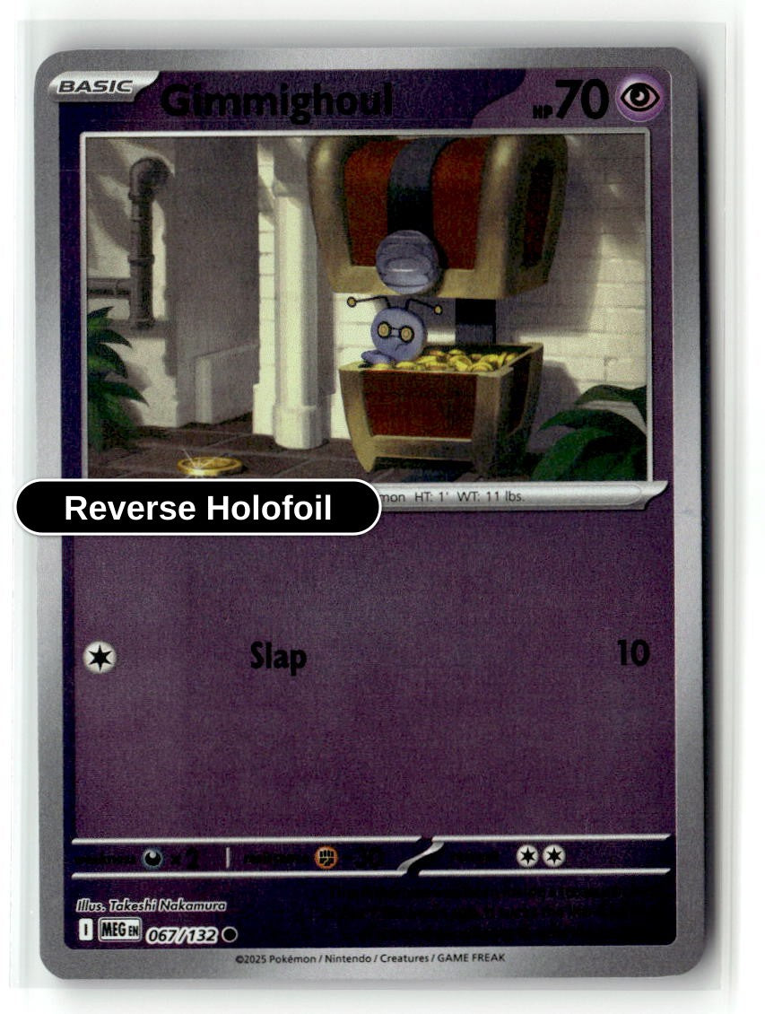 Gimmighoul - 067/132 - [MEG - ME01: Mega Evolution] - Reverse Holofoil