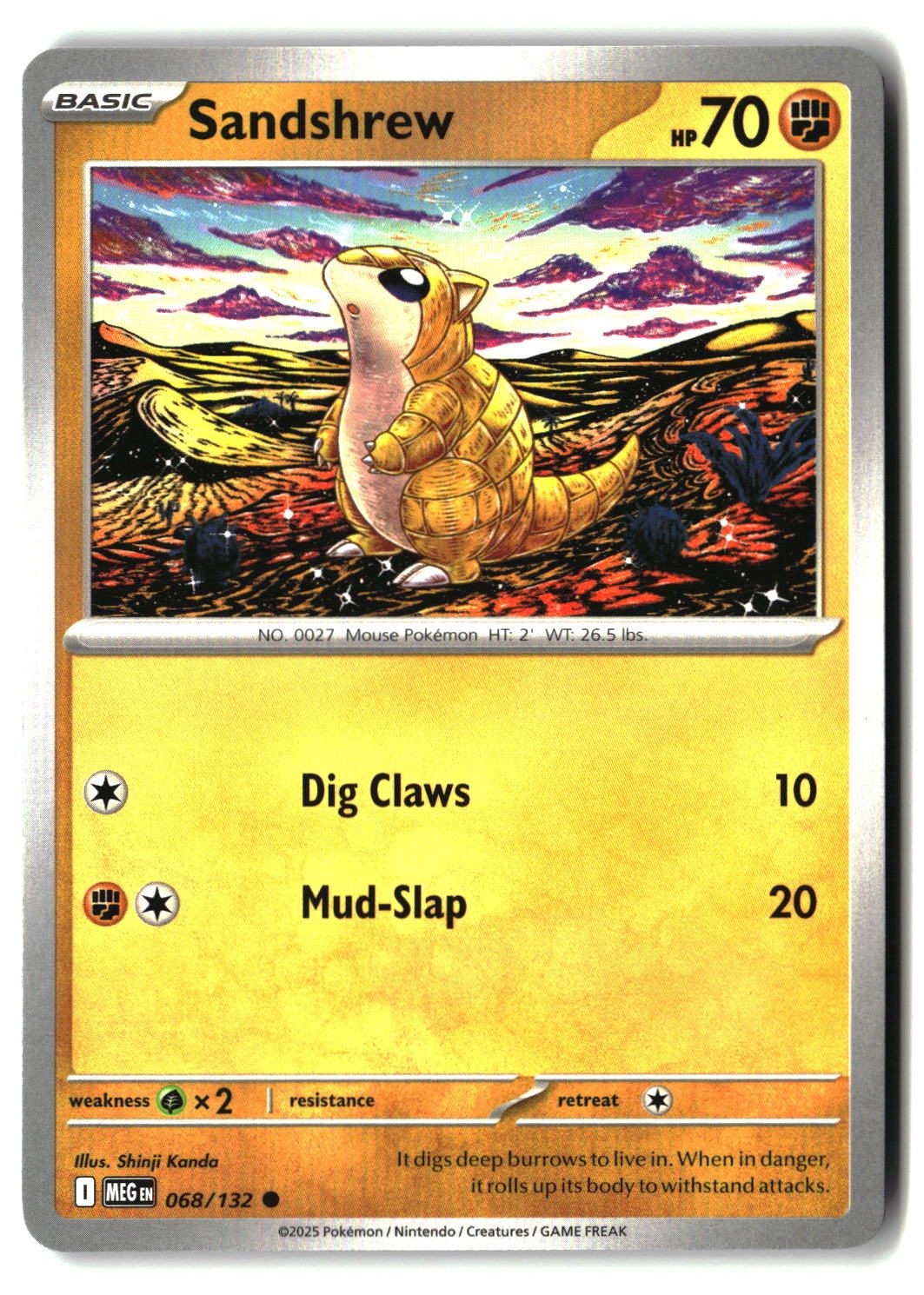 Sandshrew - 068/132 - [MEG - ME01: Mega Evolution]