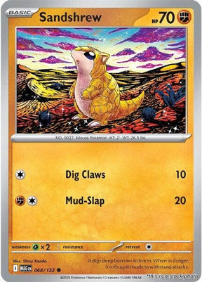 Sandshrew - 068/132 - [MEG - ME01: Mega Evolution]