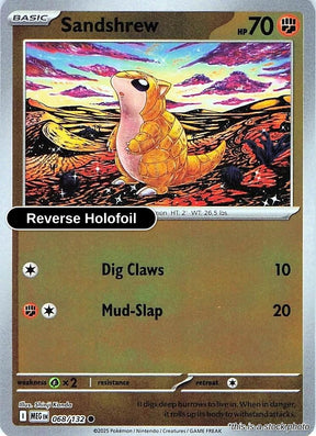 Sandshrew - 068/132 - [MEG - ME01: Mega Evolution] - Reverse Holofoil