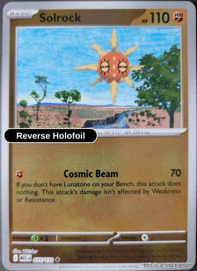 Solrock - 075/132 - [MEG - ME01: Mega Evolution] - Reverse Holofoil