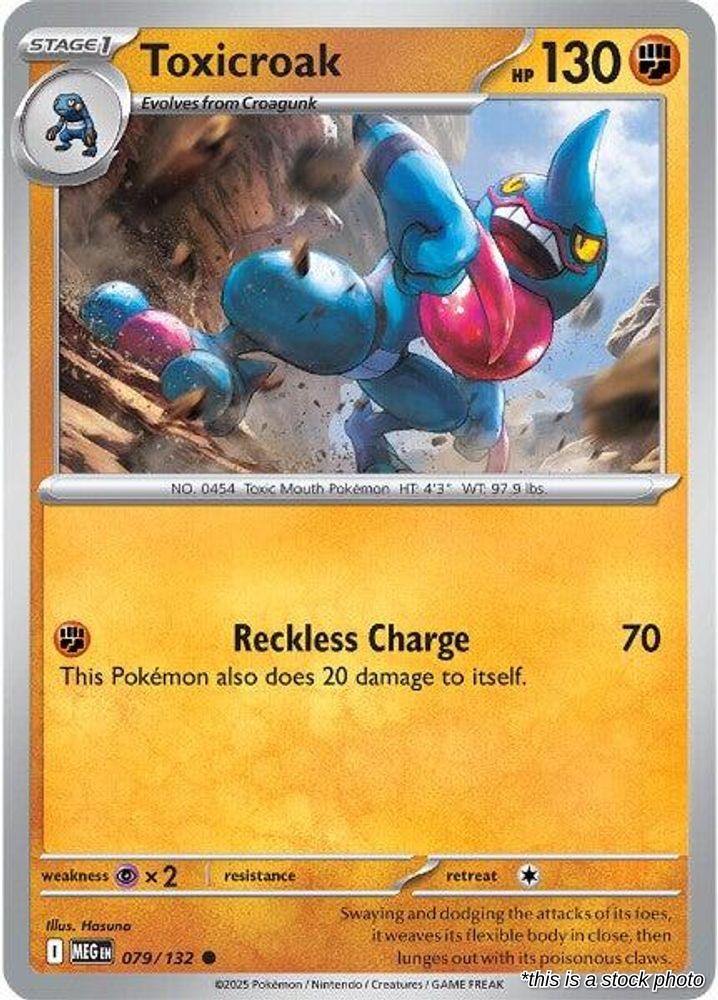 Toxicroak - 079/132 - [MEG - ME01: Mega Evolution]