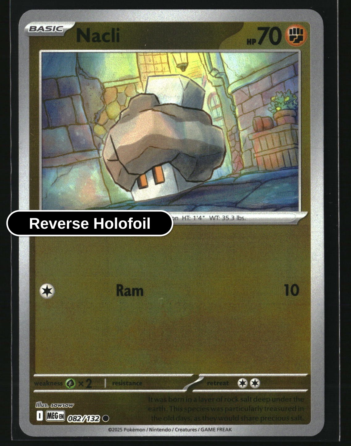 Nacli - 082/132 - [MEG - ME01: Mega Evolution] - Reverse Holofoil