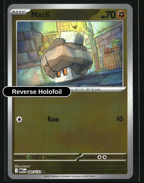 Nacli - 082/132 - [MEG - ME01: Mega Evolution] - Reverse Holofoil