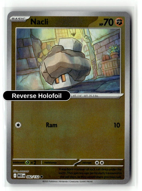Nacli - 082/132 - [MEG - ME01: Mega Evolution] - Reverse Holofoil