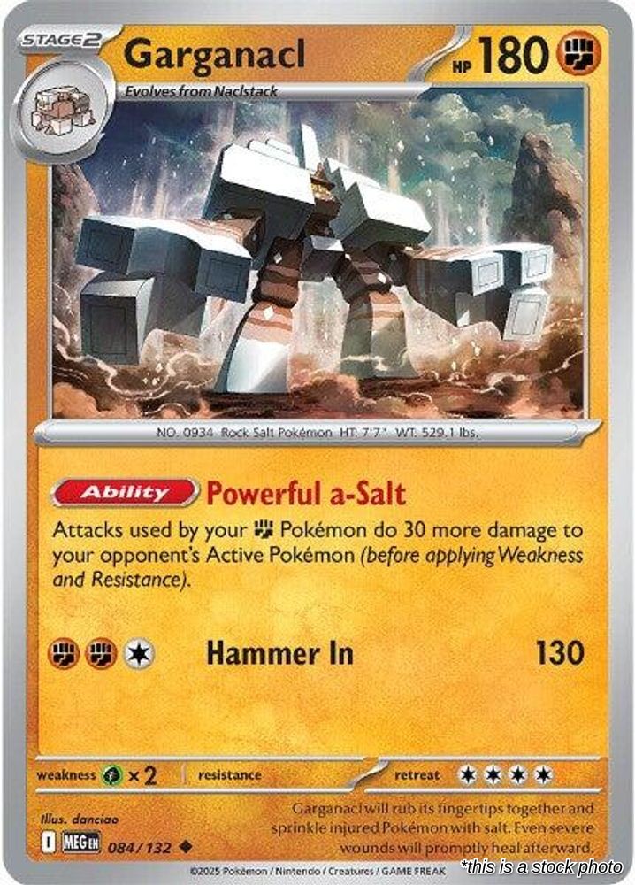 Garganacl - 084/132 - [MEG - ME01: Mega Evolution]