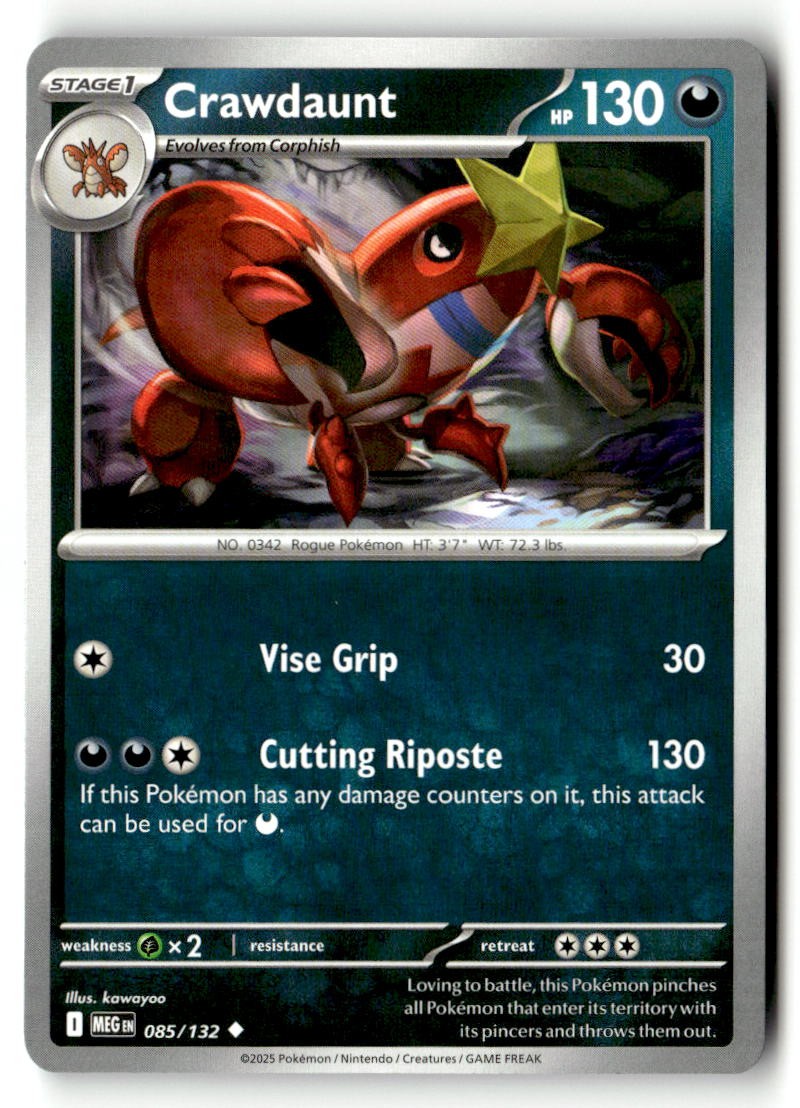 Crawdaunt - 085/132 - [MEG - ME01: Mega Evolution]