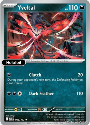 Yveltal - 088/132 - [MEG - ME01: Mega Evolution] - Holofoil