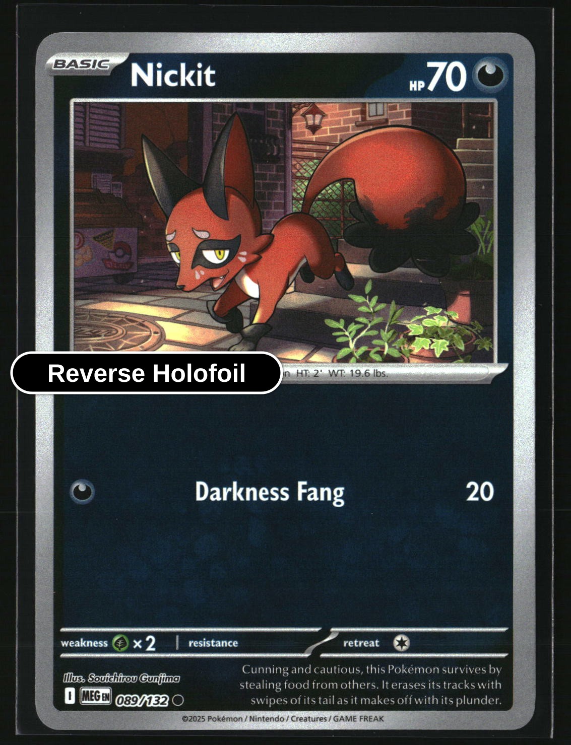 Nickit - 089/132 - [MEG - ME01: Mega Evolution] - Reverse Holofoil