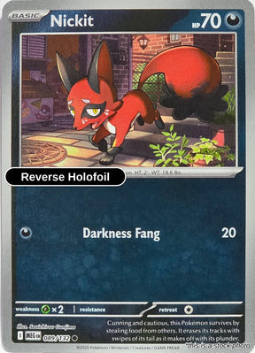 Nickit - 089/132 - [MEG - ME01: Mega Evolution] - Reverse Holofoil
