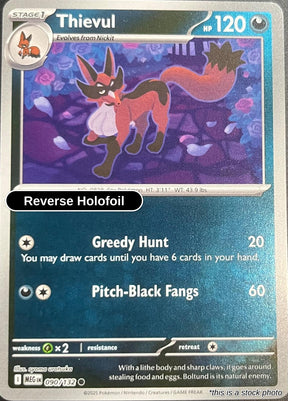 Thievul - 090/132 - [MEG - ME01: Mega Evolution] - Reverse Holofoil