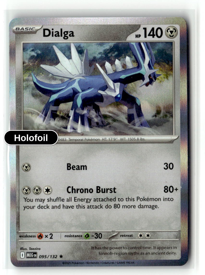 Dialga - 095/132 - [MEG - ME01: Mega Evolution] - Holofoil