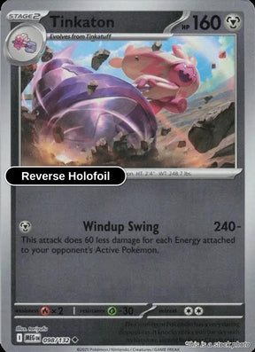 Tinkaton - 098/132 - [MEG - ME01: Mega Evolution] - Reverse Holofoil