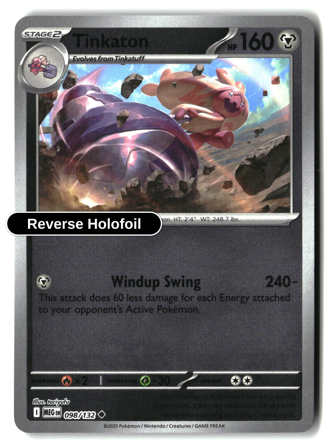 Tinkaton - 098/132 - [MEG - ME01: Mega Evolution] - Reverse Holofoil