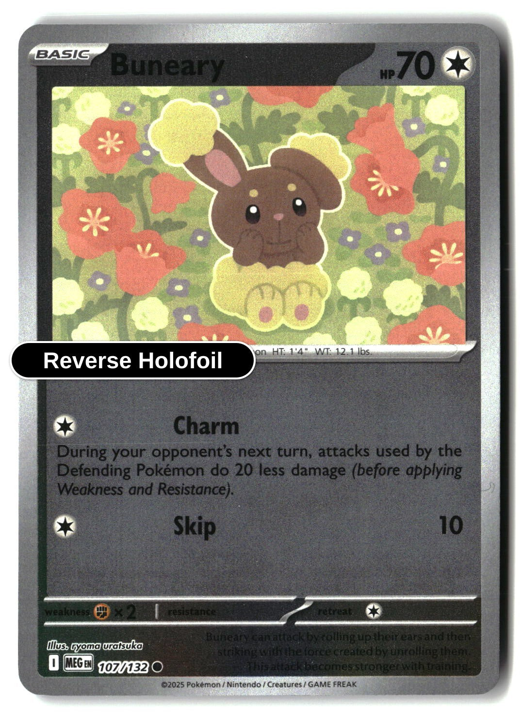 Buneary - 107/132 - [MEG - ME01: Mega Evolution] - Reverse Holofoil