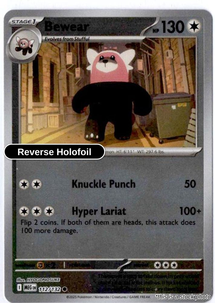 Bewear - 112/132 - [MEG - ME01: Mega Evolution] - Reverse Holofoil