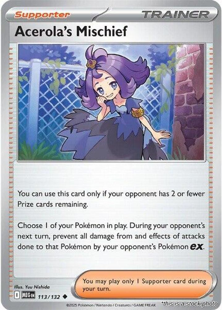 Acerola's Mischief - 113/132 - [MEG - ME01: Mega Evolution]