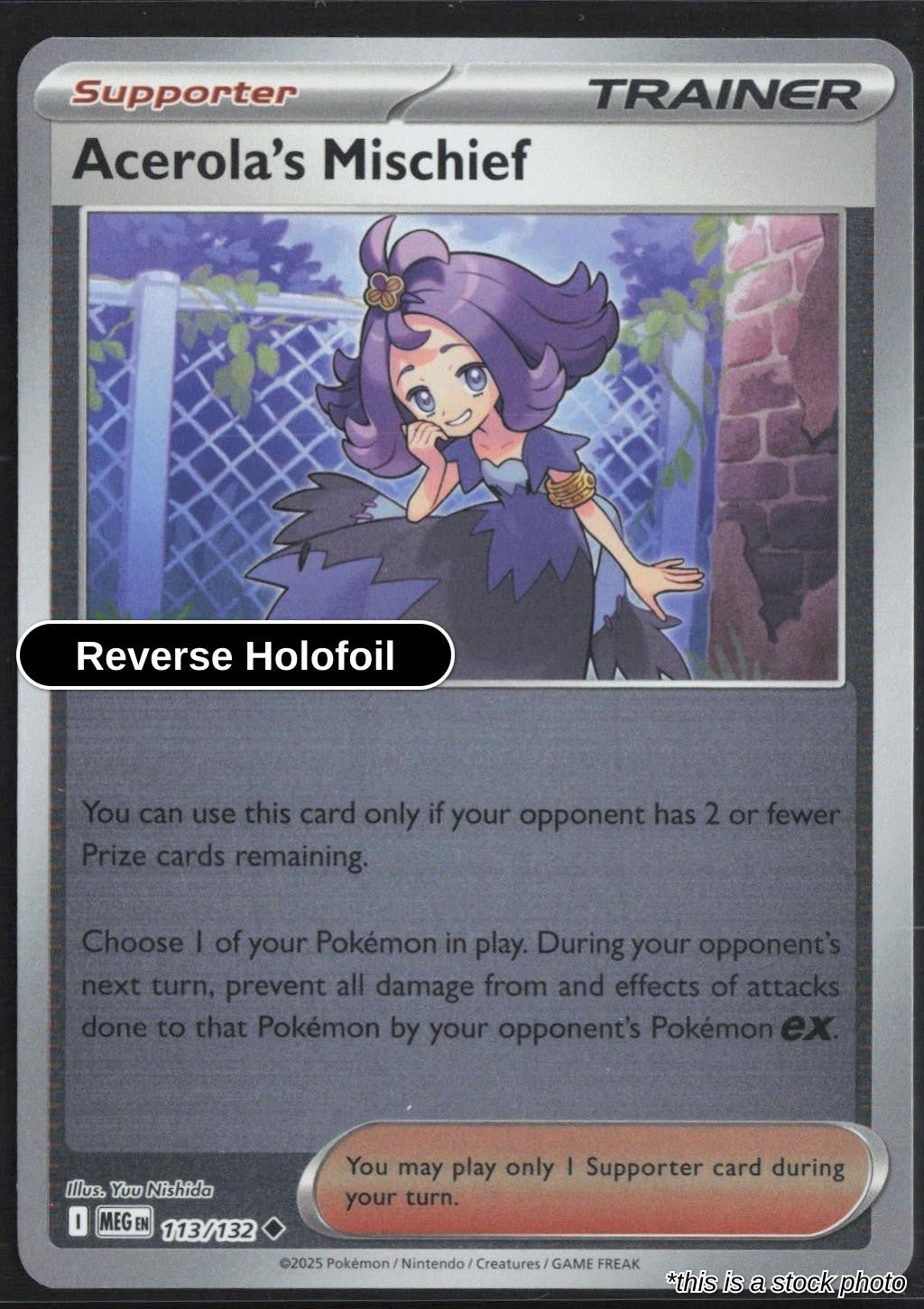 Acerola's Mischief - 113/132 - [MEG - ME01: Mega Evolution] - Reverse Holofoil