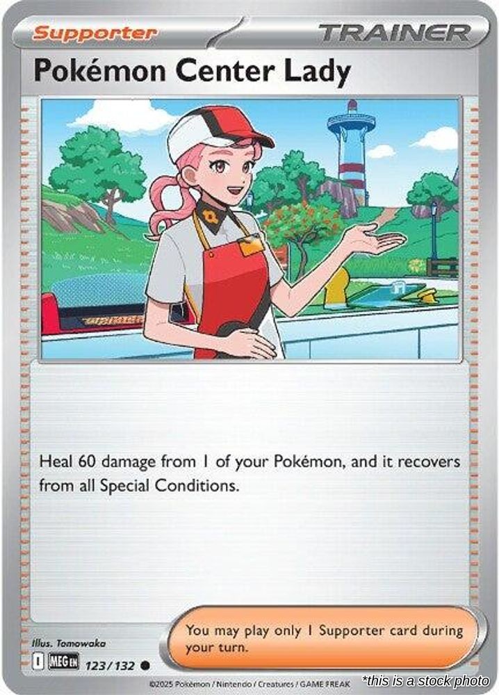 Pokemon Center Lady - 123/132 - [MEG - ME01: Mega Evolution]