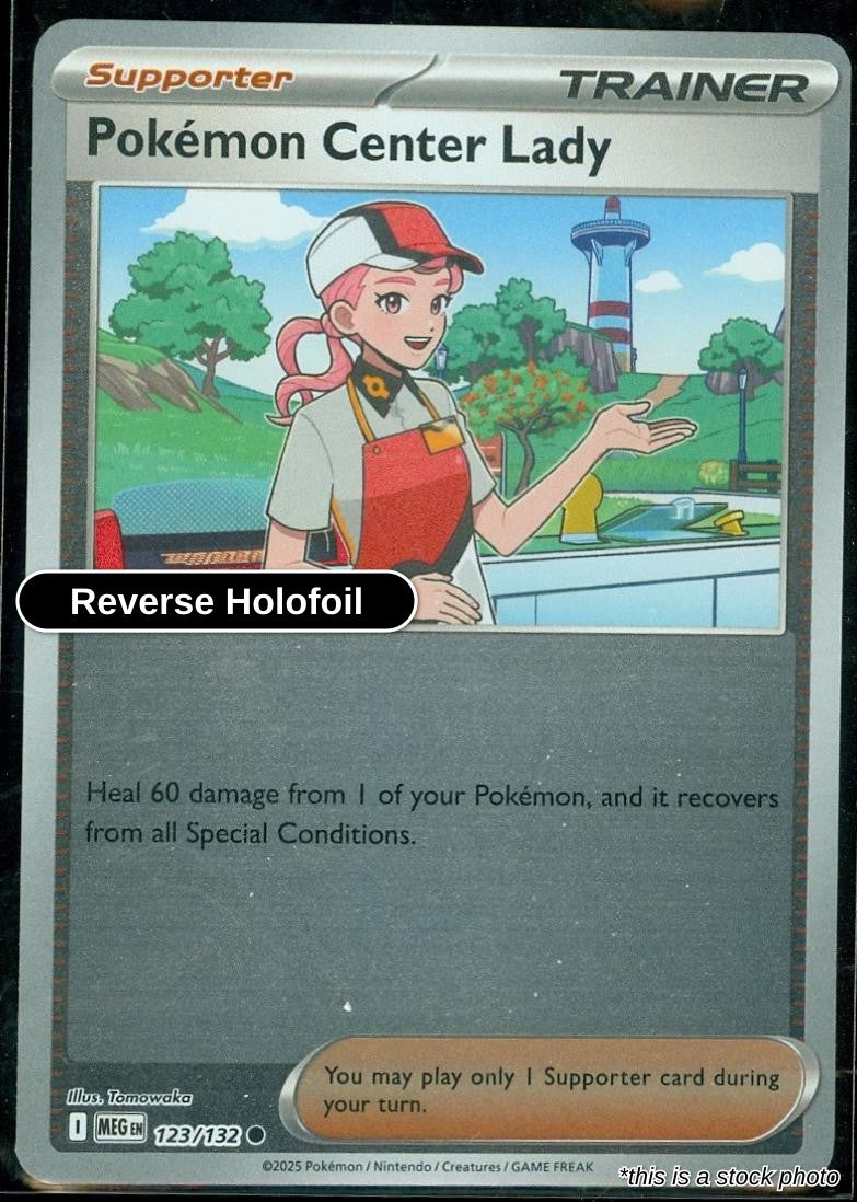 Center Lady - 123/132 - [MEG - ME01: Mega Evolution] - Reverse Holofoil